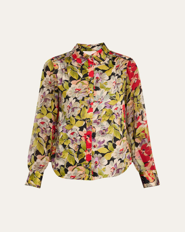 Dare Long-Sleeve Canyon Bloom Top